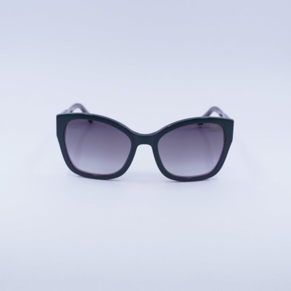 Marc Jacobs MARC 626/S 0ZI9 9O Sunglasses Teal Cat Eye Frame, Grey Lenses - Picture 2 of 10